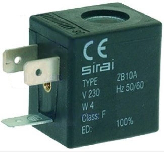 BOBINA RECAMBIO SIRAI ZB10A 220VCA(+)