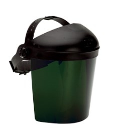 PANTALLA FACIAL ACETATO 424-RN/2 VISOR VERDE CLASE-2