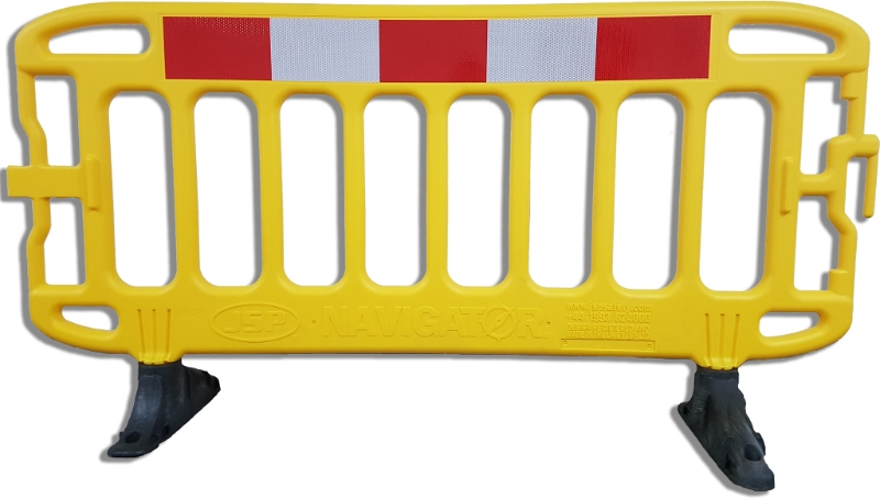 VALLA BALIZAMIENTO PLASTICO 2x1 MT AMARILLA
