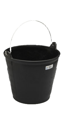 CUBO GOMA CON ASA 14 LITROS 320x280mm