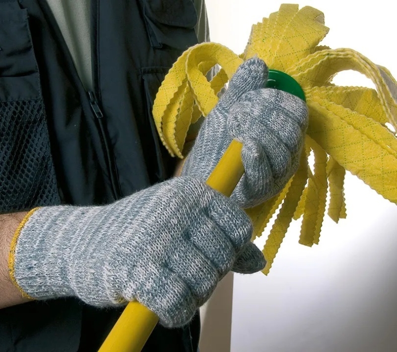 GUANTE POLIESTER ALGODON JASPEADO 440 T-XL /10