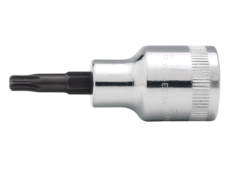 LLAVE VASO 1/2" PUNTA TORX T-25 LARGO 60mm (7809TORX-T25)