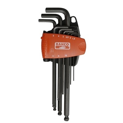 JUEGO LLAVES ALLEN BOLA 1.5-10mm 9 PIEZAS (BE-9688)