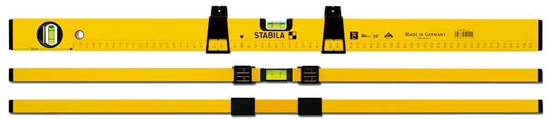 70MAS/80cm NIVEL TUBULAR CON ESCALA METRICA