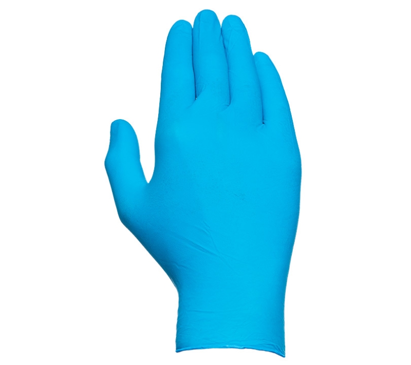 CAJA 100u. GUANTE DESECHABLE NITRILO AZUL S/POLVO M (T-8)(570)
