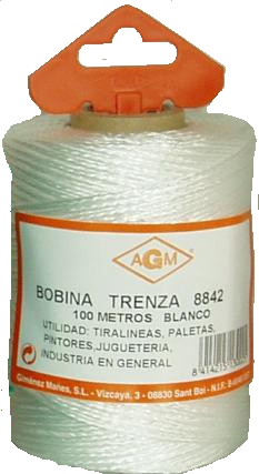 CUERDA POLIPROPILENO REF.8842 BOBINA 100 MT BLANCO