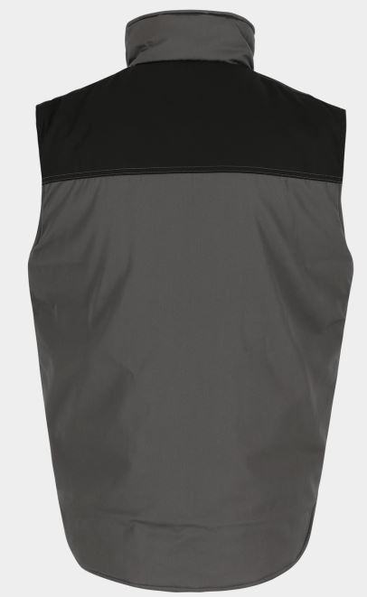 CHALECO ACOLCHADO GRIS/NEGRO T-M (DONAR)