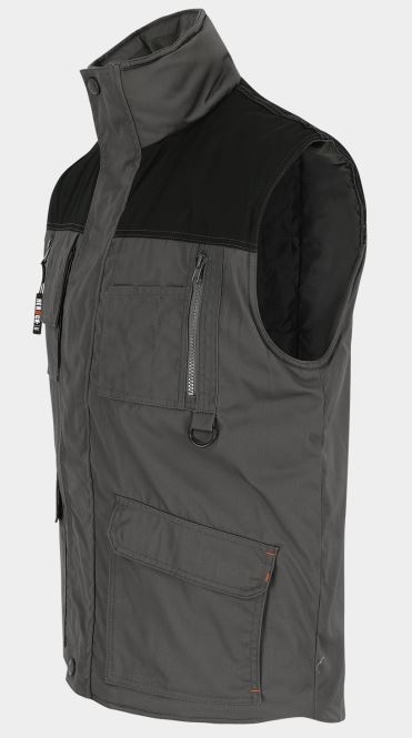 CHALECO ACOLCHADO GRIS/NEGRO T-3XL (DONAR)