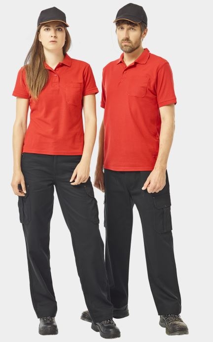 POLO TERG.ROJO M/C C/BOLS.T-M (LEO)