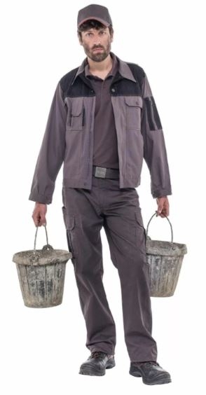 PANTALON TERG.GRIS/NEGRO MULTIB.T-46 (THOR)