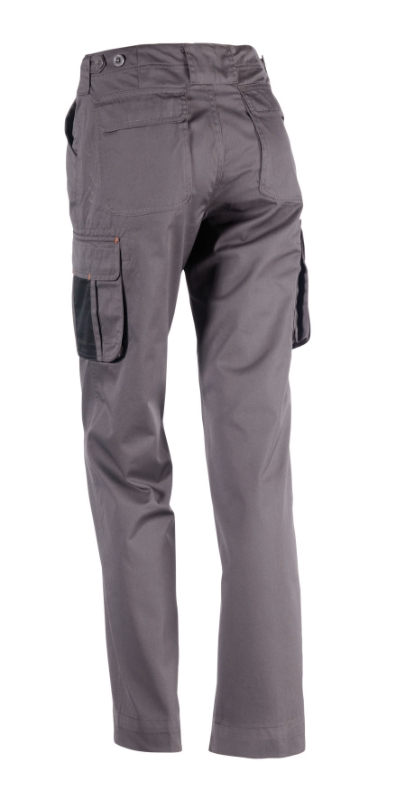 PANTALON SRA.TERG.GRIS/NEGRO MULTIB. (ATHENA)