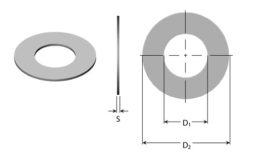 ARANDELA DE AJUSTE DIN-988 52 x 65 x 0.1mm