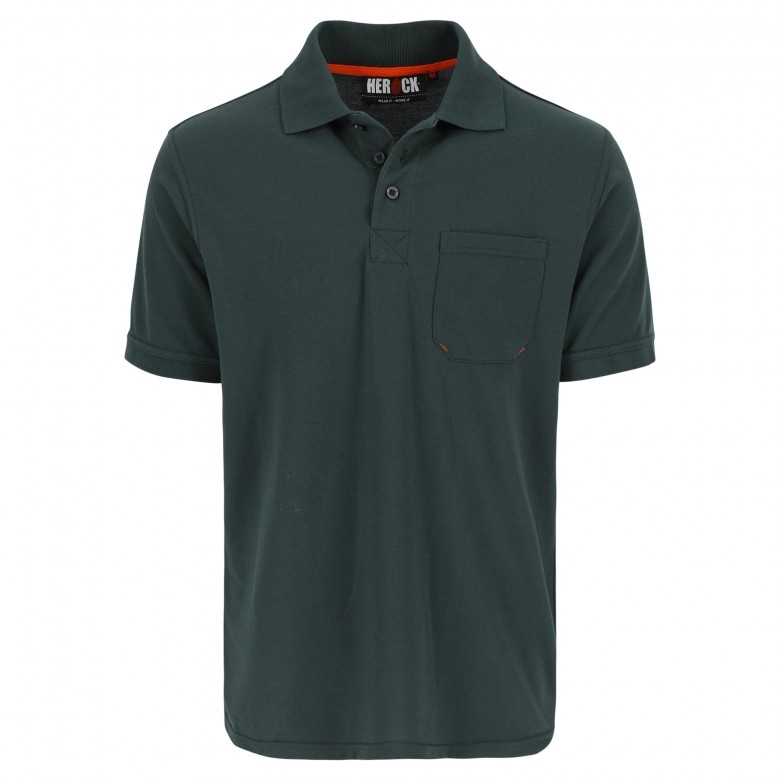 POLO TERG.VERDE M/C C/BOLS. (LEO)