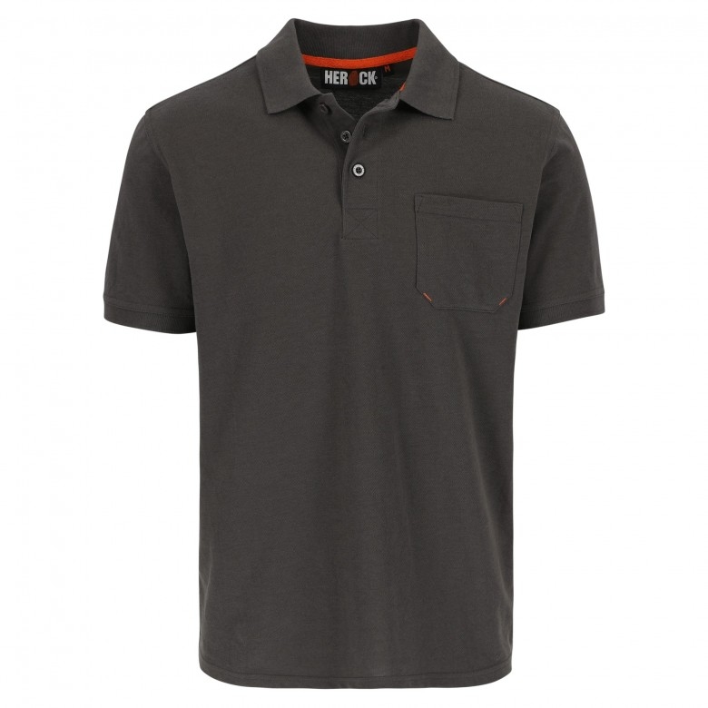 POLO TERG.GRIS M/C C/BOLS. (LEO)