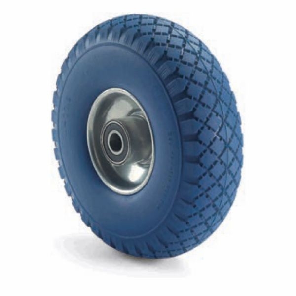 ARSA 11509 RUEDA Ø260x8mm IMPINCHABLE PU AZUL LL.MET.C.B Ø20