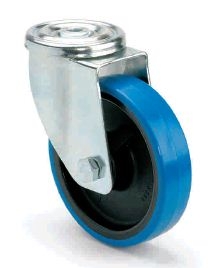 ARSA 56443 RUEDA Ø100x30mm GIRAT PASADOR POLIURETANO BUJE LISO