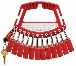 PORTACANDADOS DE SEGURIDAD (CAPACIDAD 12 CANDADOS) S125