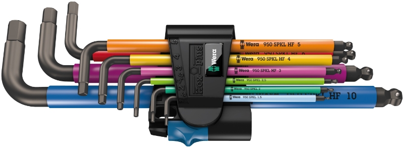 950 SPKL/9 SM N JUEGO 9 LLAVES BOLA MULTICOLOR SB (1.5-10)
