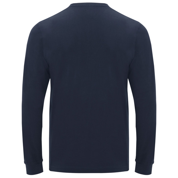 CAMISETA ALG.165g MARINO PUÑO M/L C/BOLS.T-L(1219)