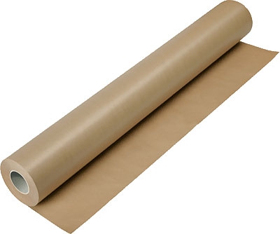 ROLLO PAPEL KRAFT MARRON VERJURADO 1ª 80GR 500MT x 55cm