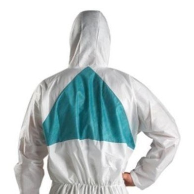 MONO SEGURIDAD T-M P4520 BLANCO+VERDE CAT.III TIPO 5/6