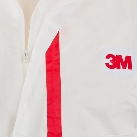 MONO SEGURIDAD T-XL P4565M BLANCO+ROJO CAT.III TIPO 4/5/6