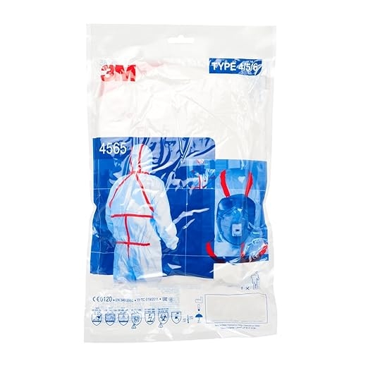 MONO SEGURIDAD T-XL P4565M BLANCO+ROJO CAT.III TIPO 4/5/6