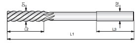 ESCARIADOR MAQ. DIN 212E Ø6.5 H7 HSSE