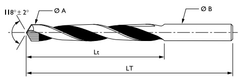 BROCA WIDIA DIN-338 Ø5,2x52/86mm