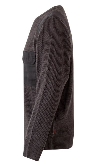 JERSEY PUNTO GRIS C/RED.REFUERZOS T-L (100)