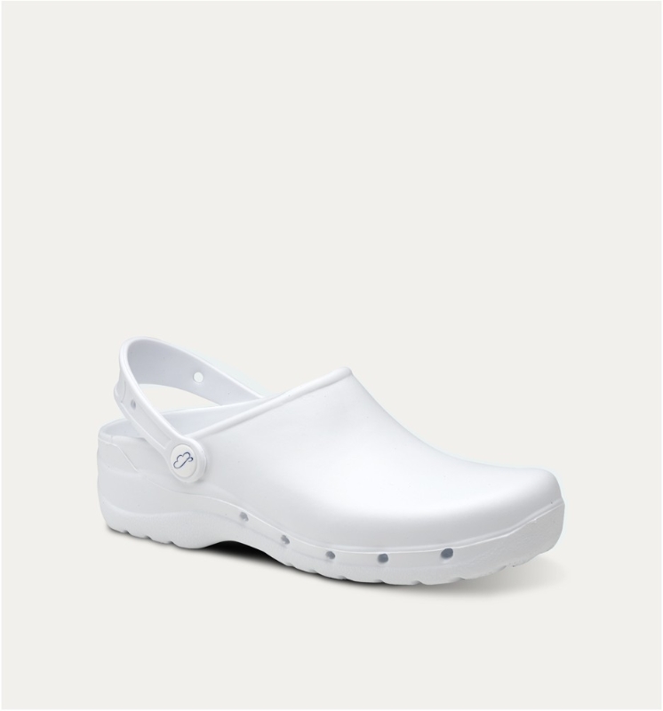 ZUECO FLOTANTE BLANCO C/PLANTILLA Nº44