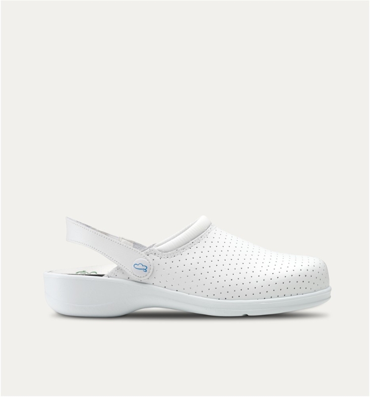 ZUECO ALFA PIEL BLANCO Nº36