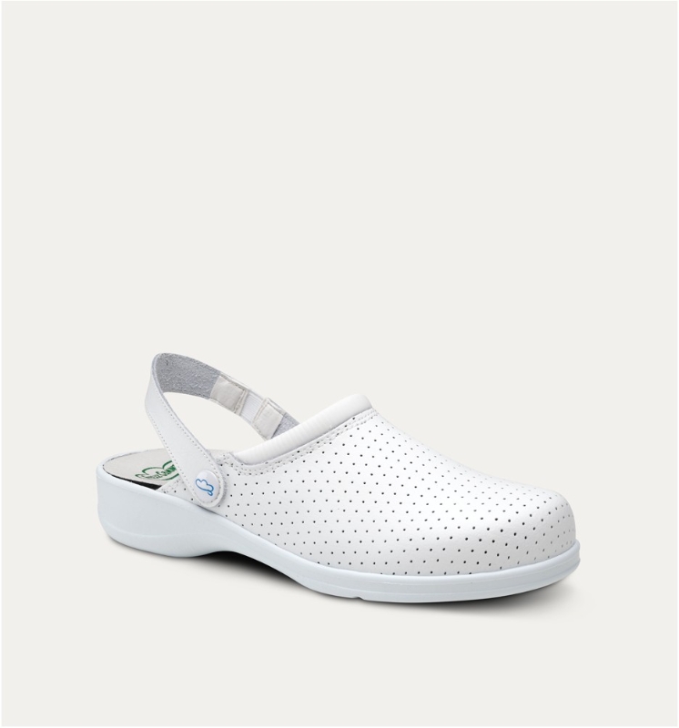 ZUECO ALFA PIEL BLANCO Nº36