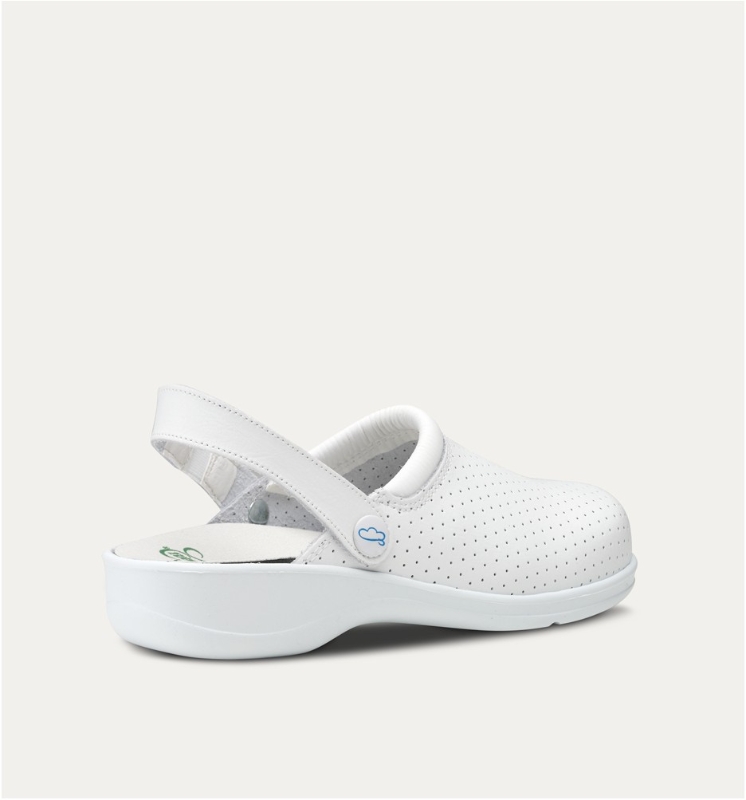 ZUECO ALFA PIEL BLANCO Nº36