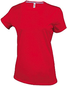 CAMISETA ALG.ROJA SRA. M/C T-S (K380)