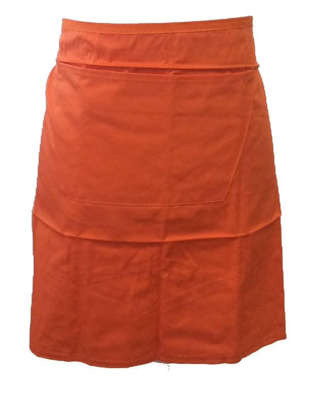 DELANTAL BARMAN NARANJA 6007
