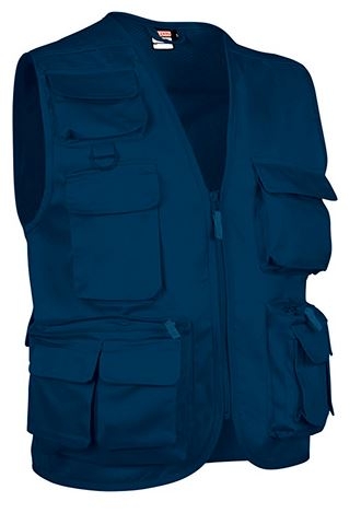 CHALECO SAFARI MARINO T-XL
