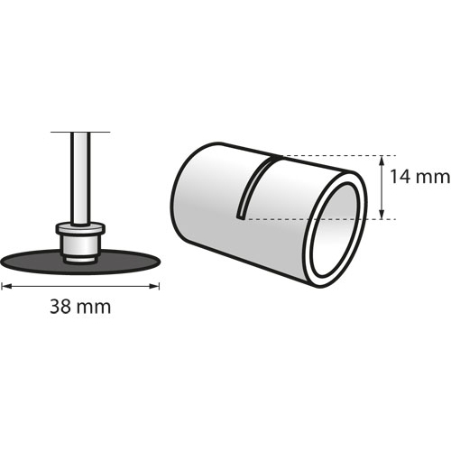 DREMEL PACK 5 DISCOS CORTE P/PLASTICO Ø38mm SC476 SPEEDCLICK