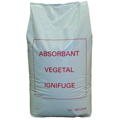 ABSORVENTE VEGETAL IGNIFUGO SACO (40 Lt.)