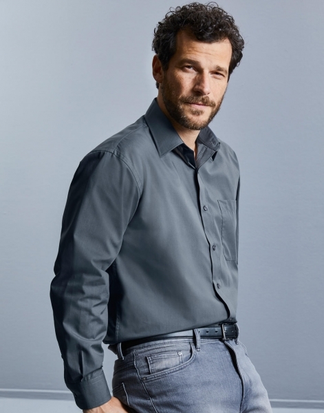 CAMISA POPELIN BLANCA M/L T-XXL (R-934M)