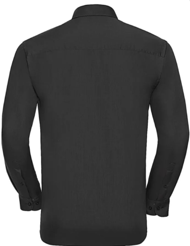 CAMISA POPELIN NEGRA M/L T-XXL (R-934M)
