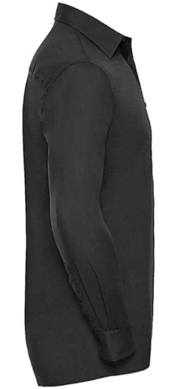 CAMISA POPELIN NEGRA M/L T-XXL (R-934M)