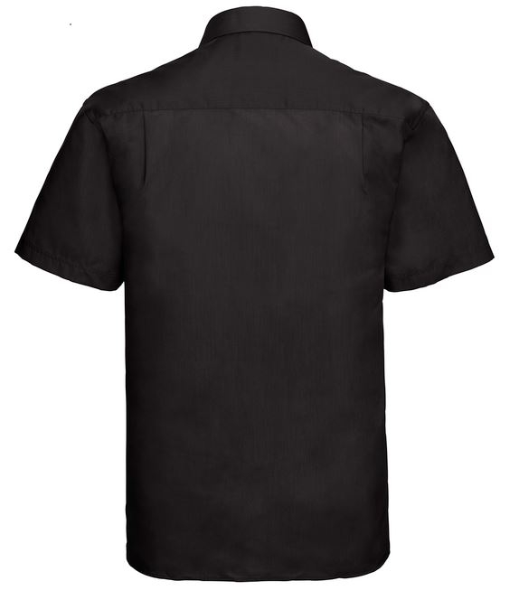 CAMISA POPELIN NEGRA M/C T-S (R-935M)