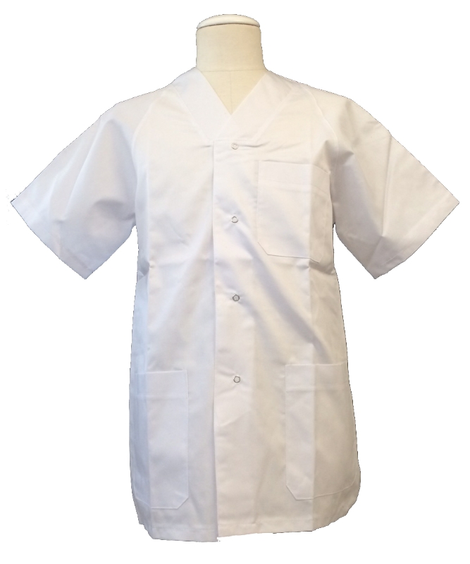 CASACA UNISEX BLANCO M/C C/PICO CORCH.T-60(925)----OFERTA---