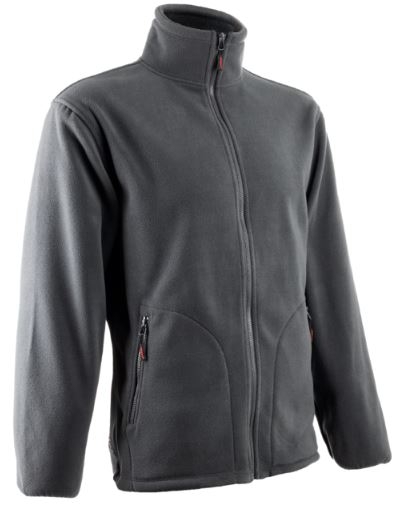 FORRO POLAR GRIS CREMALLERA T-L