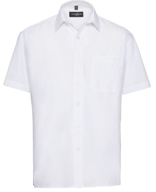 CAMISA POPELIN BLANCA M/C  (R-935M)