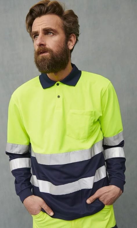 POLO 100%POL.AV AM/MARINO M/L T-L (4754)