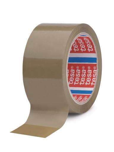 CINTA ADHESIVA EMBALAR PP CAUCHO NATURAL MARRON 132mt X 50mm
