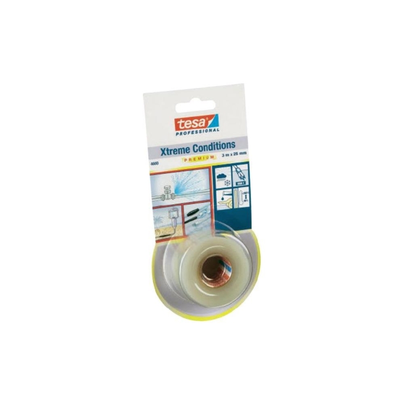 CINTA AUTOBULCANIZABLE XTREME CONDITIONS 3mt X 25mm TRANSPARENTE