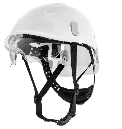 CASCO SEGURIDAD MONTANA BLANCO C/BARBUQUEJO Y GAFAS ICLUIDAS